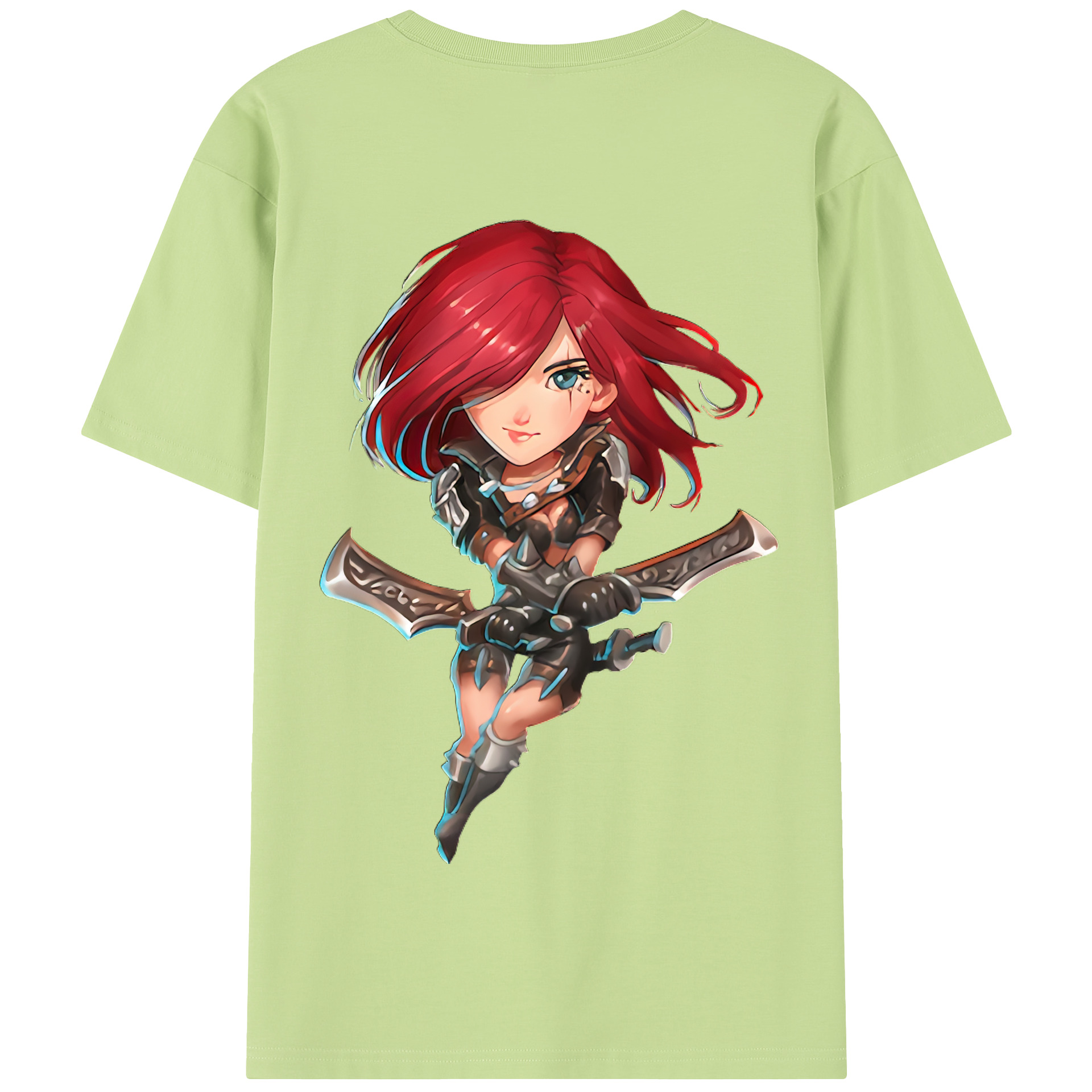 リーグ・オブ・レジェンド League of Legends LOL 綿100％半袖Tシャツ（背面プリント）